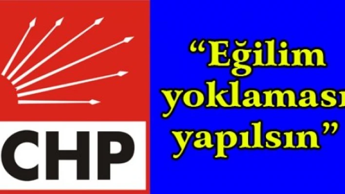 'Eğilim yoklaması yapılsın'