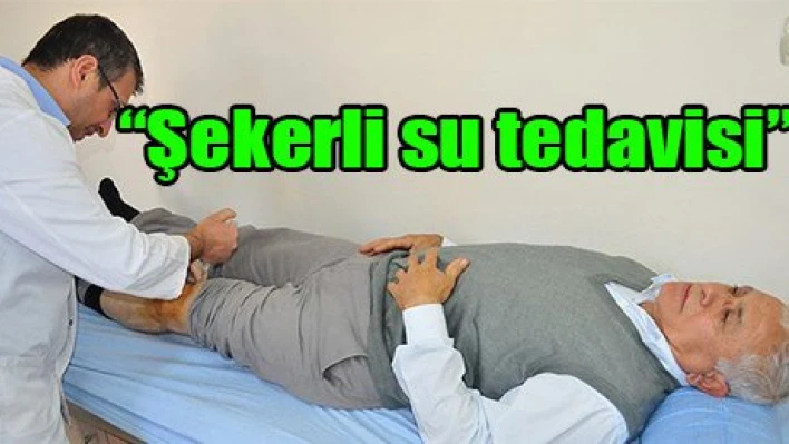 'Şekerli su tedavisi'