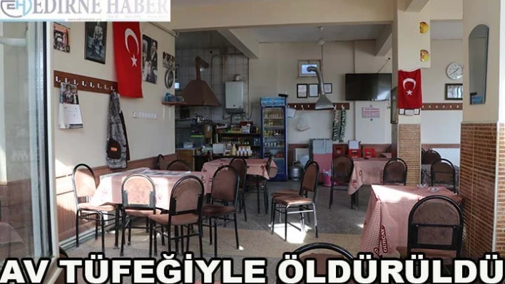 Av tüfeğiyle öldürdü