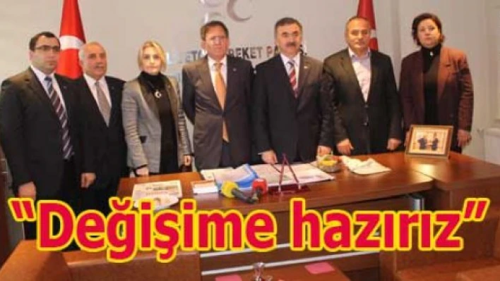 “Vatandaş değişim diyor”