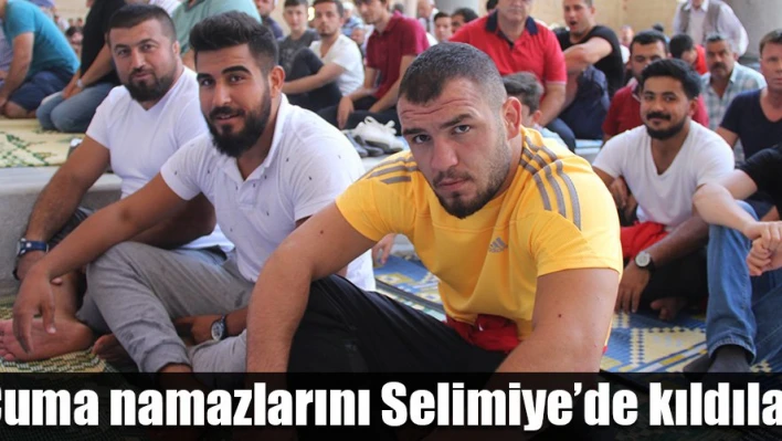 Pehlivanlar dua etti