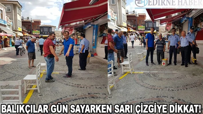 Sarı çizgiye dikkat!