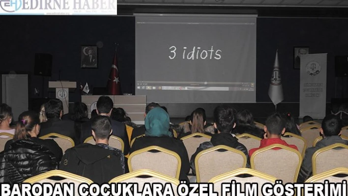 Barodan çocuklara özel film gösterimi