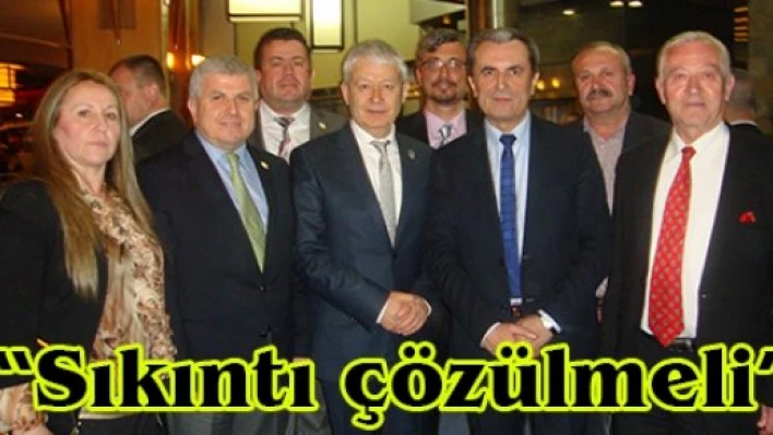 'Sıkıntı çözülmeli'