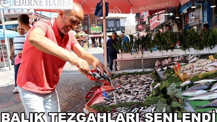 Av yasağının sona ermesiyle balık tezgahları şenlendi