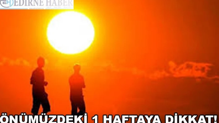 Meteoroloji 'güneş çarpmasına' karşı vatandaşları uyardı
