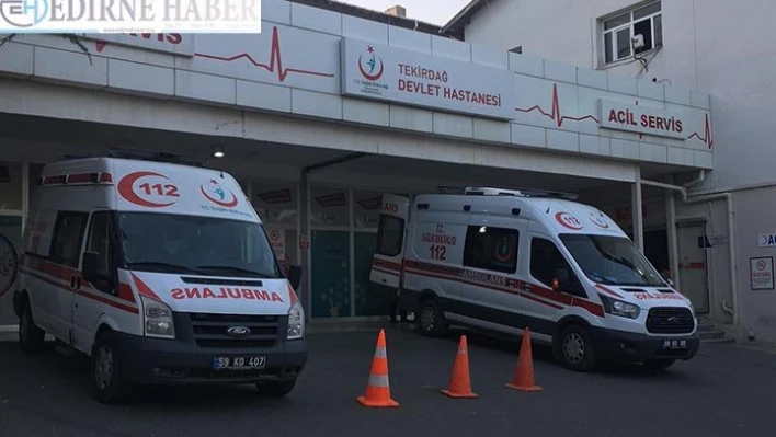 Tekirdağ'daki gıda zehirlenmesi şüphesi