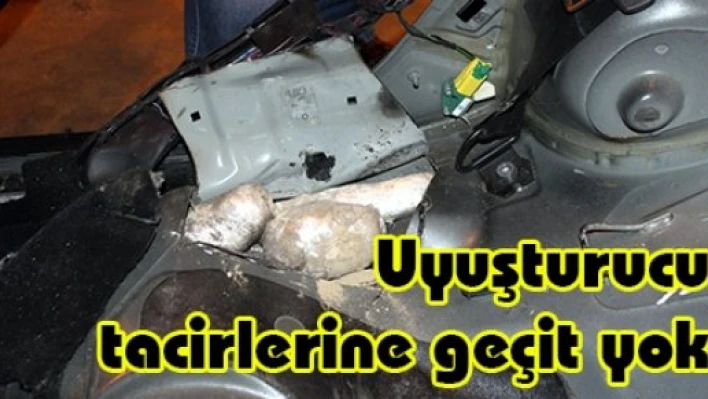 Uyuşturucu tacirlerine geçit yok