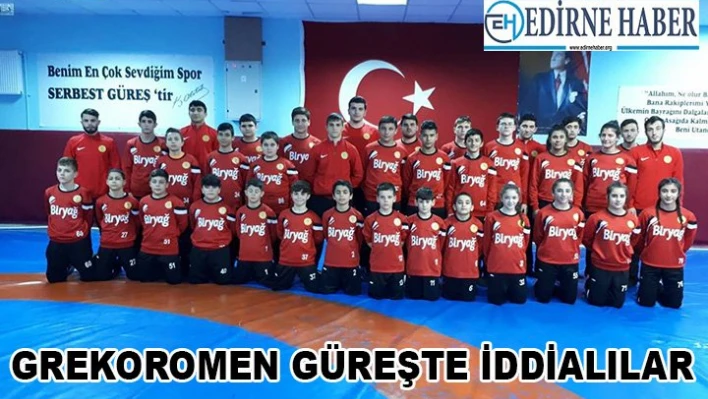 Trakya Birlik Grekoromen güreşte iddialı