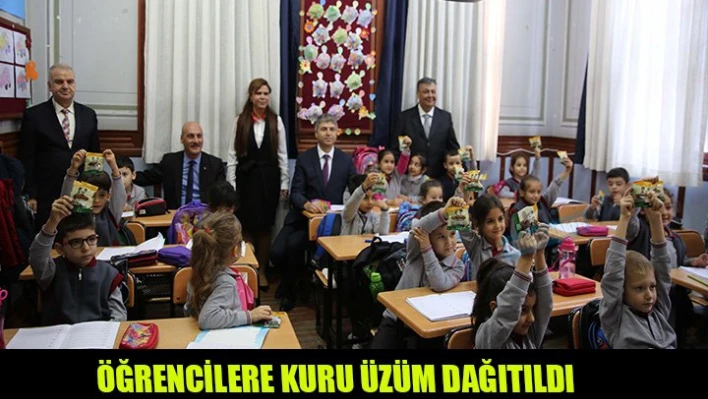 200 Ton kuru üzüm dağıtıldı