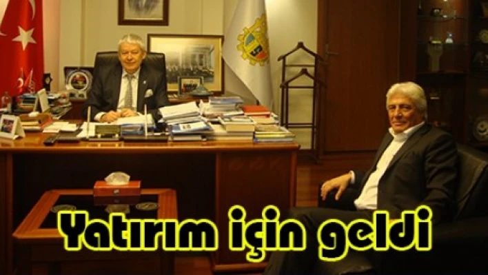 Yatırım için geldi