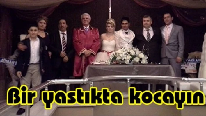 Bir yastıkta kocayın