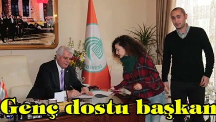 Genç dostu başkan