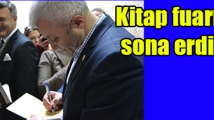 Kitap fuarı sona erdi