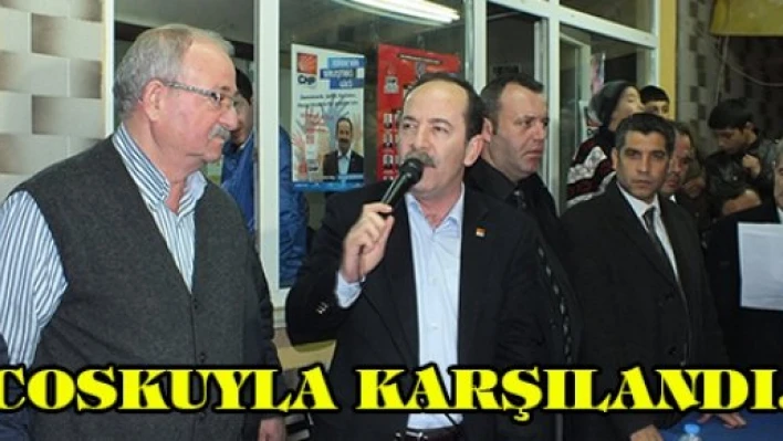 Coşkuyla karşılandı