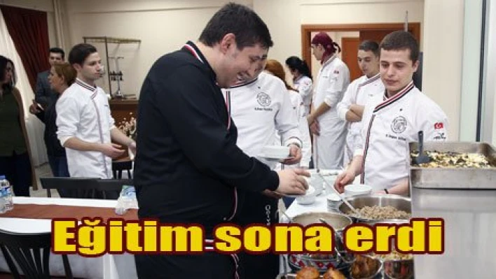 Eğitimler sona erdi