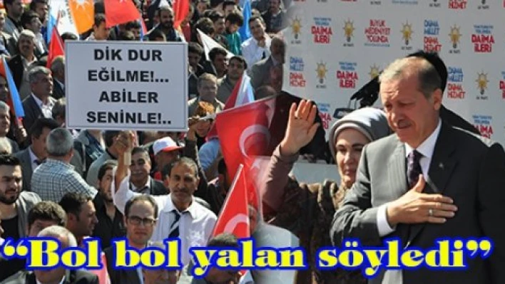'Bol bol yalan söyledi'