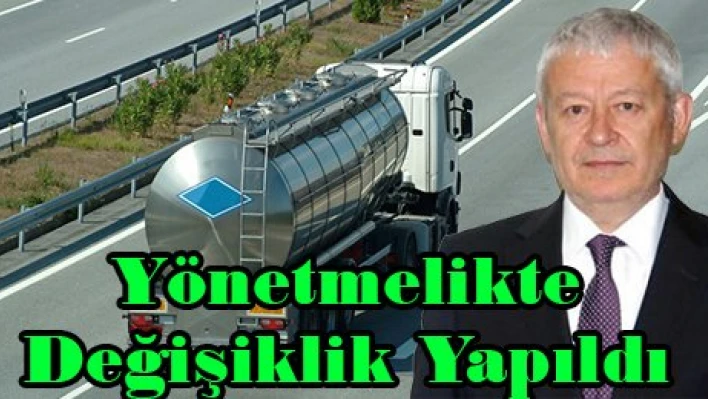 Yönetmelikte Değişiklik Yapıldı