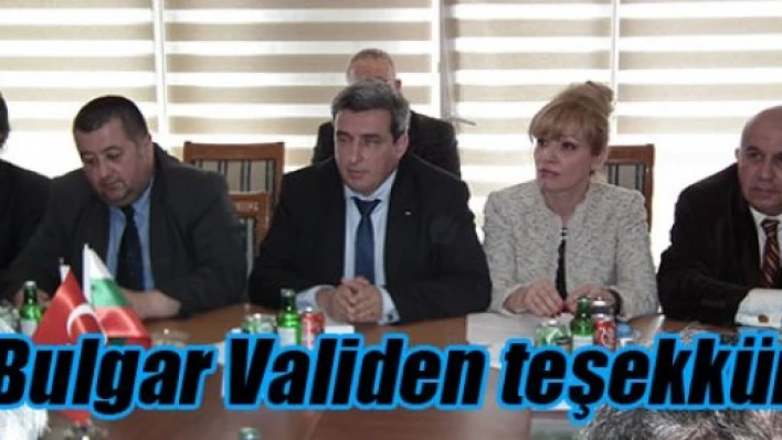 Bulgar Validen teşekkür