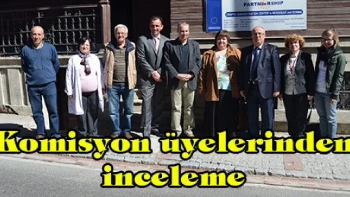 Komisyon üyelerinden inceleme