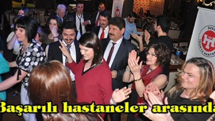 Başarılı hastaneler arasında