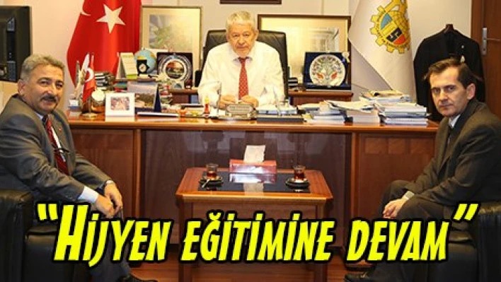 'Hijyen eğitimine devam'