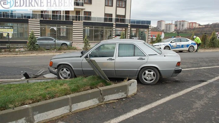 Malkara'da trafik kazasında 1 kişi yaralandı