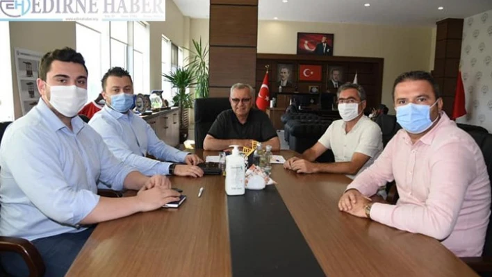 Keşan TSO'dan Helvacıoğlu'na ziyaret