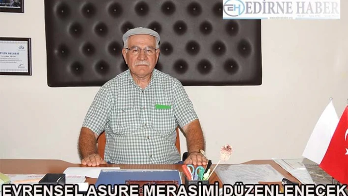 Evrensel Aşure Merasimi Düzenlenecek