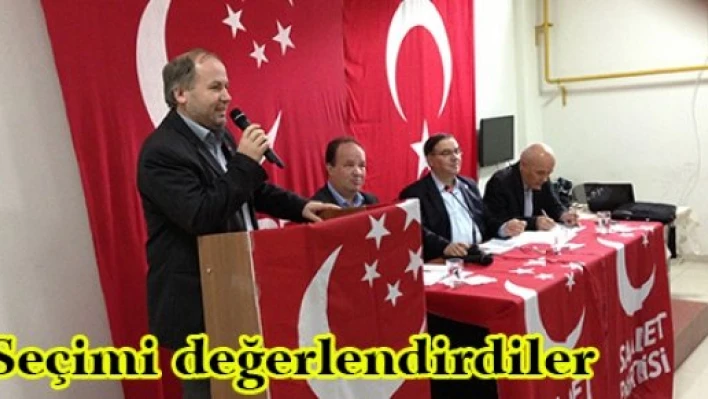 Seçimi değerlendirdiler