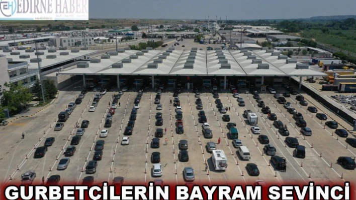 Gurbetçilerin bayram sevinci