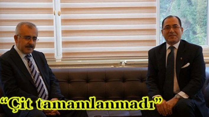 'Çit tamamlanmadı'