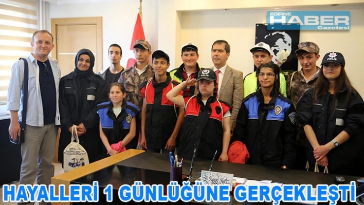 Engelli öğrenciler polis oldu
