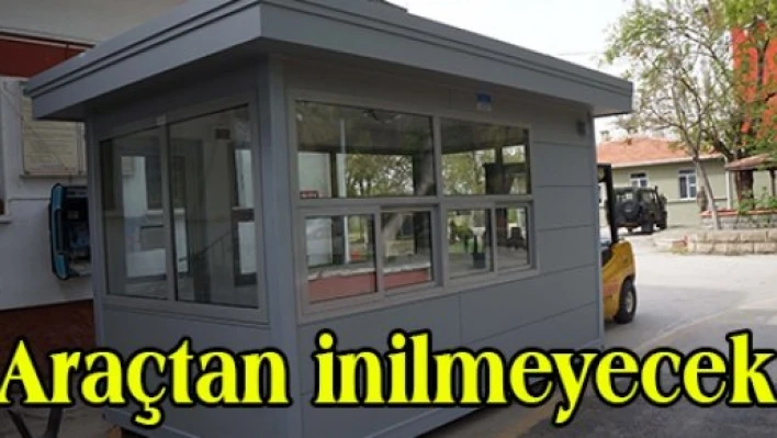 Araçtan inilmeyecek