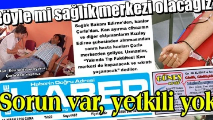 Sorun var, yetkili yok
