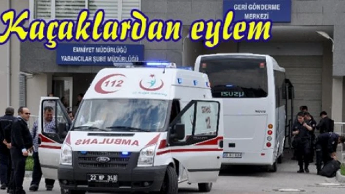 Kaçaklardan eylem