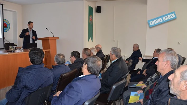 Çiftçiler bilgilendirildi
