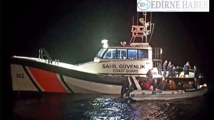 Botla kaçmaya çalışan göçmenler yakalandı