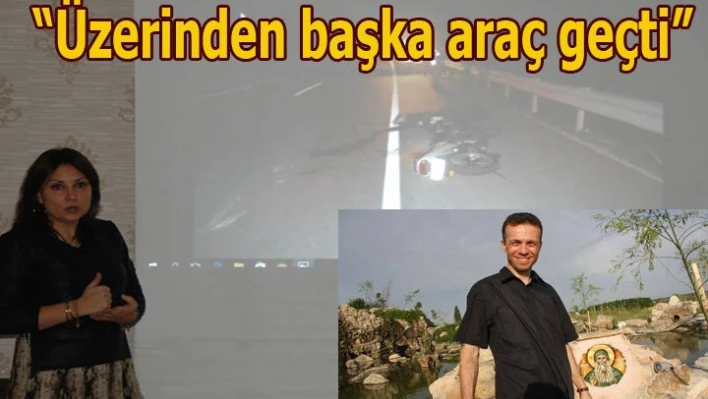 'Üzerinden araç geçti'
