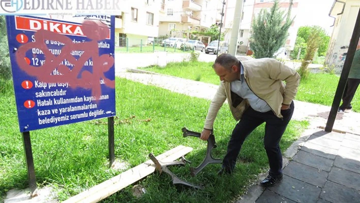 Parka zarar verildiği iddiasıÂ 