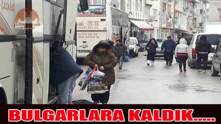 Yunanlılar gitti, alışveriş Bulgarlara kaldı