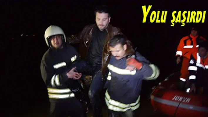Yolu şaşırdı