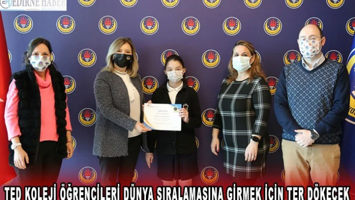 TED Koleji öğrencileri dünya sıralamasına girmek için ter dökecek