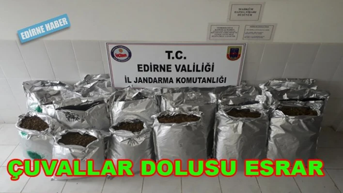 Esrarlar çuvallarda