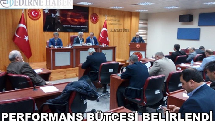 Performans bütçesi 178 milyon 200 bin lira