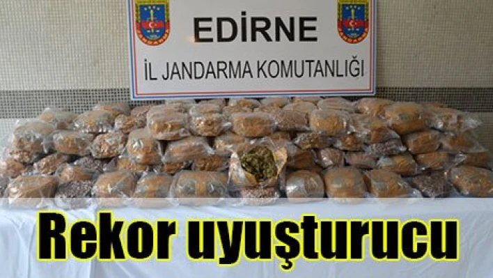 Rekor uyuşturucu