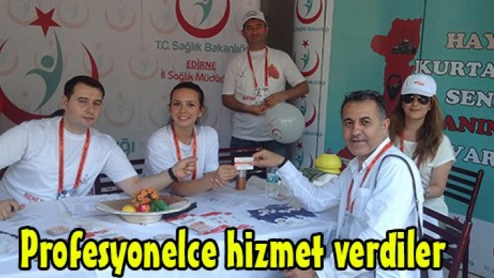 Profesyonelce hizmet verdiler