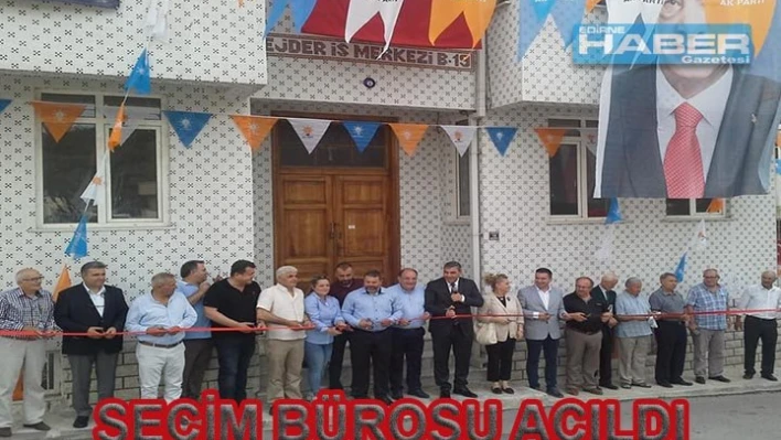 AK Parti seçim irtibat bürosu açıldı