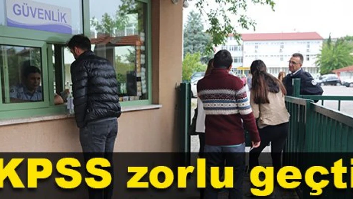 'Sorular zordu'