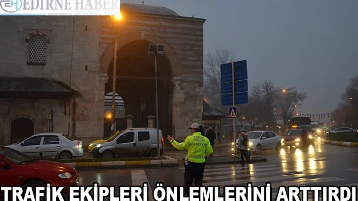 Yoğun sisten dolayı ekipler önlemler aldı